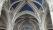 Detail van het plafond in het middenschip van de kerk.