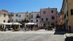 Dorpsplein in Marciana Marina .