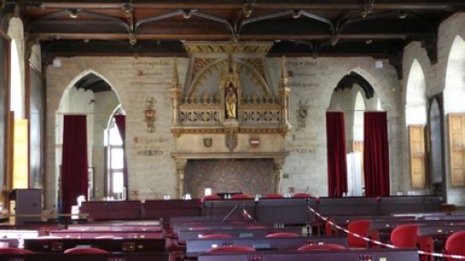 De Gotische zaal.
