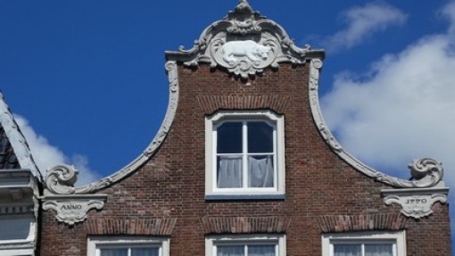 Mooie gevel in het oude centrum.