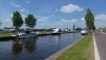 Pinksterdrukte bij het water even voorbij Joure.