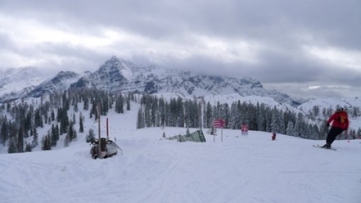 Skigebied Lofer, een leuk klein gebied.