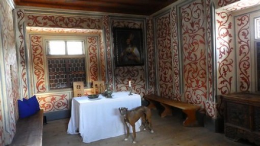 De kamer van de aartsbisschop Leonhard von Keutsschach.
