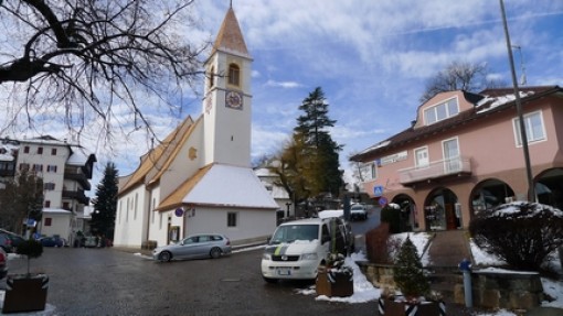 Het centrum van Klobenstein.