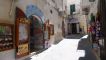 Het centro storico van Vieste.