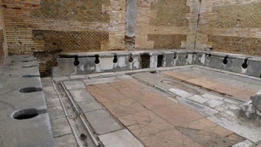 De latrines, openbare toiletten.