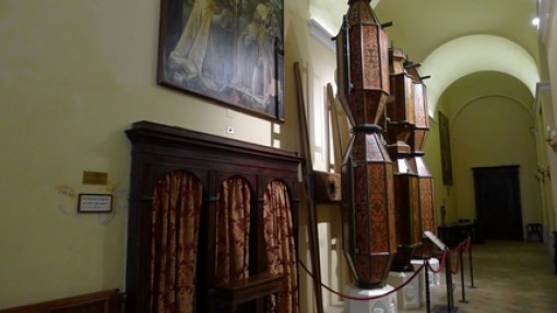 De 3 ceri in de Sant Ubaldo, dit zijn antieke, de originele zijn ion het museum.